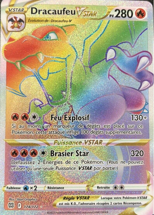 Dracaufeu Vstar - 174/172 - Stars Étincelantes