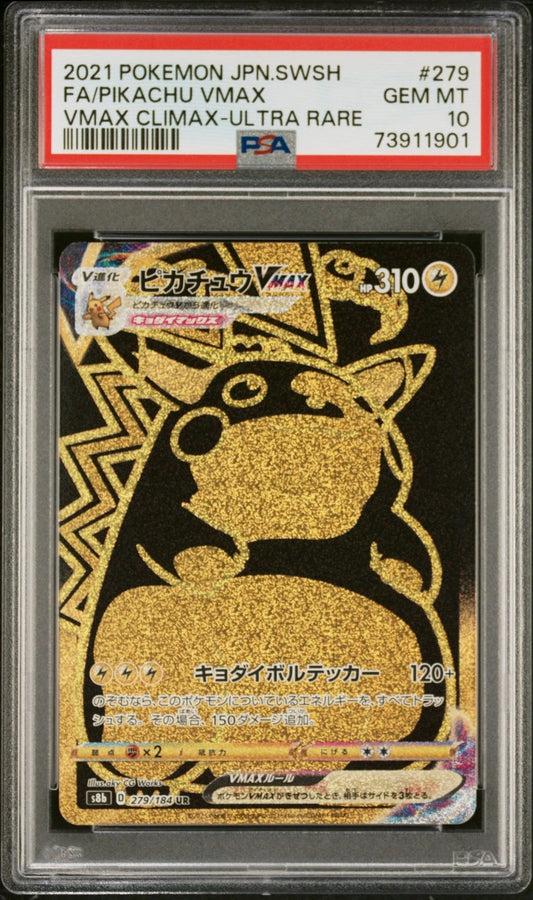 PSA 10 - Pikachu VMAX 279/184 - s8b - VMAX Climax